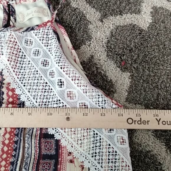 Alter'd State Boho Lace Sleeveless Summer Mini Dress - Picture 9 of 10